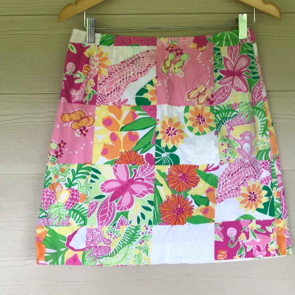 Lilly Pulitzer skirt.